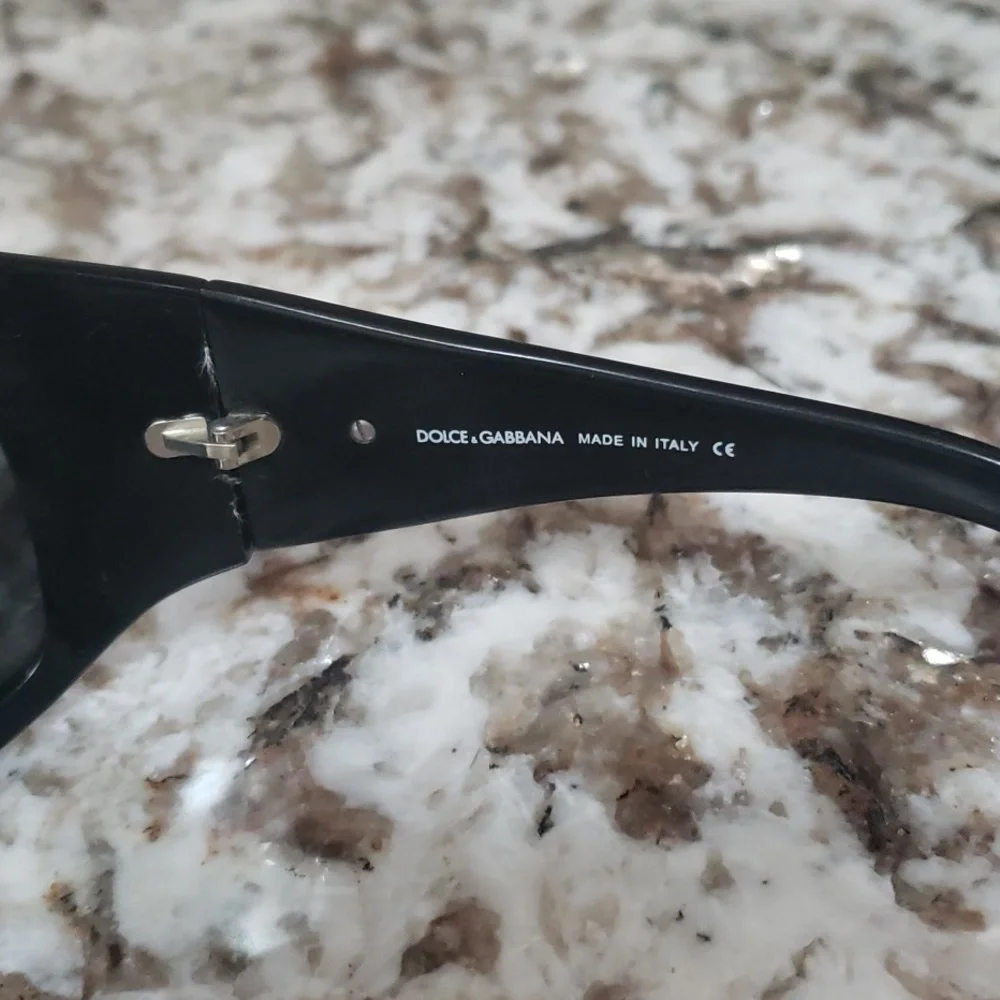 Dolce & Gabbana Black Oversized Sunglasses